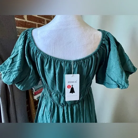 ZESICA Women's Sexy Boho-Beach Party Midi Dress-Size Medium - Picture 8 of 10